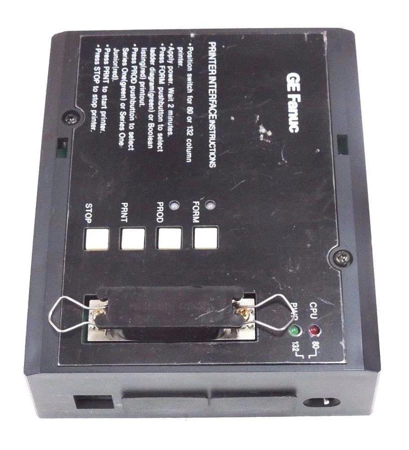 Used GE FANUC IC610PER151D SNAP-ON PRINTER INTERFACE UNIT