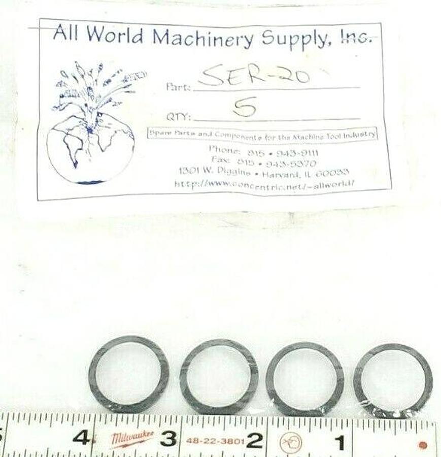 Used LOT OF 4 NEW ALL WORLD MACHINERY SUPPLY SER-20 O-RING SEALS SER20