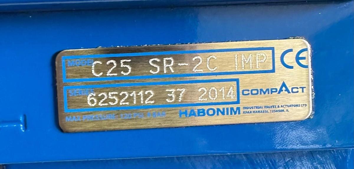 NEW HABONIM C25 SR-2C IMP / C25SR2CIMP COMPACT ACTUATOR W/ LSS2NM TRANSMITTER