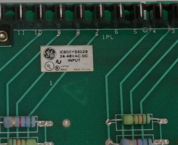 Used GE FANUC IC600YB802B INPUT MODULE 24-48VAC-DC 44A717646-003R01/1