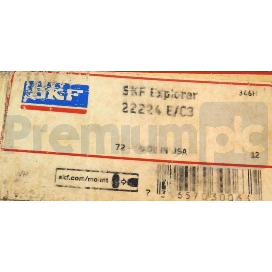 Used SKF Explorer 22224 E/C3 Spherical Roller Bearing 120x215x58mm 22224E/C3 NSMP