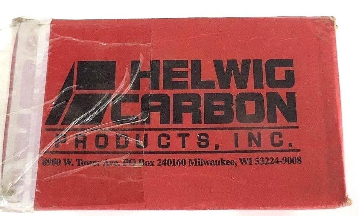 Used BOX OF 6 NEW HELWIG CARBON 11-751220-582-3-01 CARBON BRUSHES 11751220582301