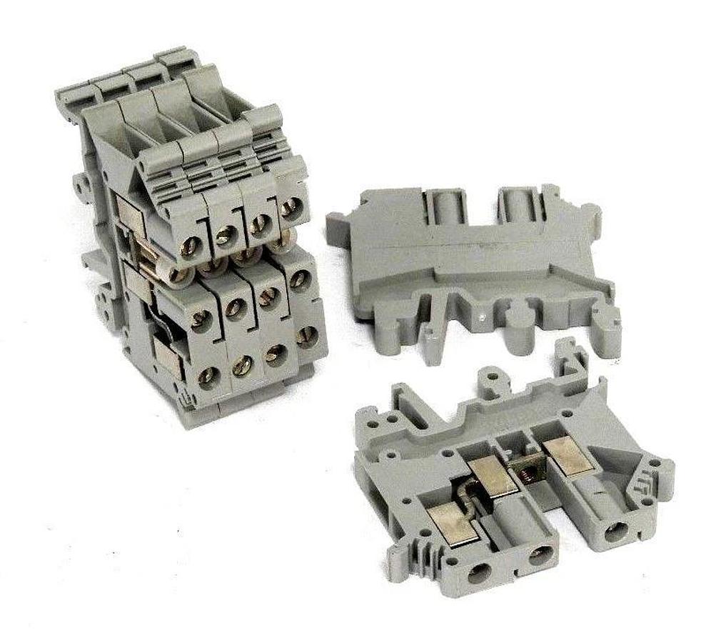 LOT OF 6 NEW PHOENIX CONTACT UK5-TWIN TERMINAL BLOCKS UK5TWIN