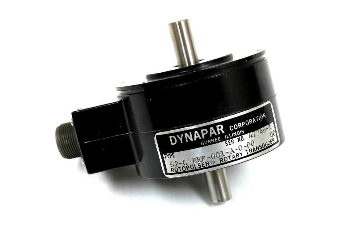 Used DYNAPAR 62-C-BEF-001-A-0-00 GC ROTOPUSLER ROTARY TRANSDUCER 62CBEF001A000