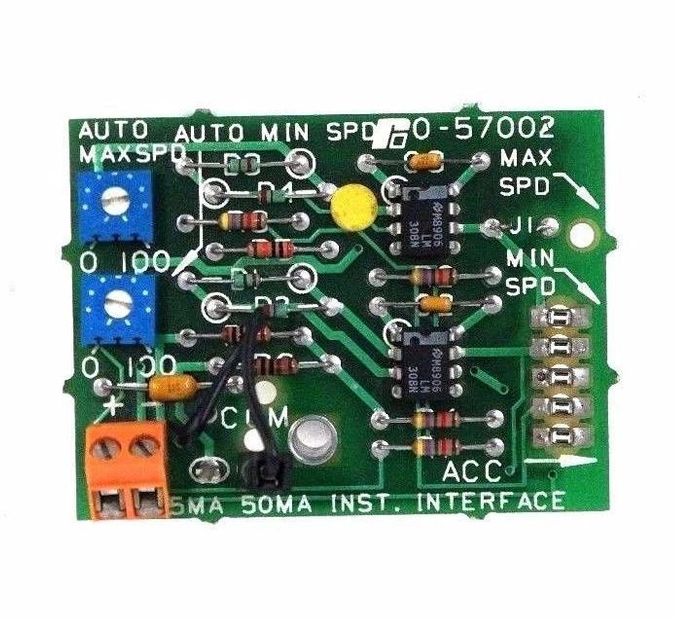 Used RELIANCE ELECTRIC 0-57002 SPEED PRESET INTERFACE BOARDS 057002