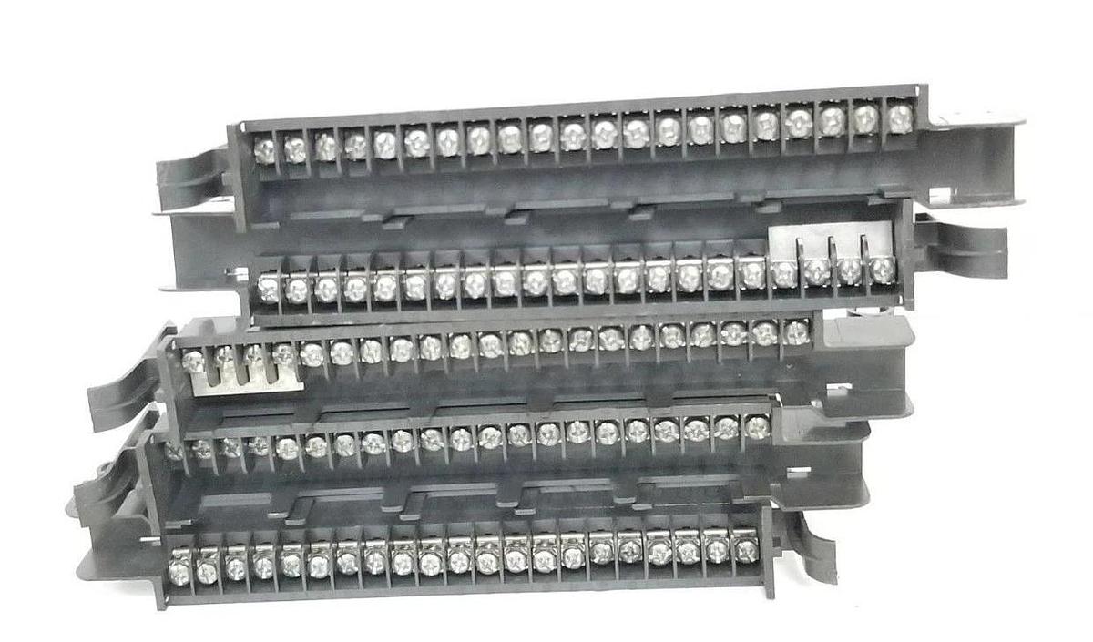 Used LOT OF 5 ALLEN BRADLEY / BUCHANAN 1771-WH 21-TERMINAL WIRING ARMS 1771WH