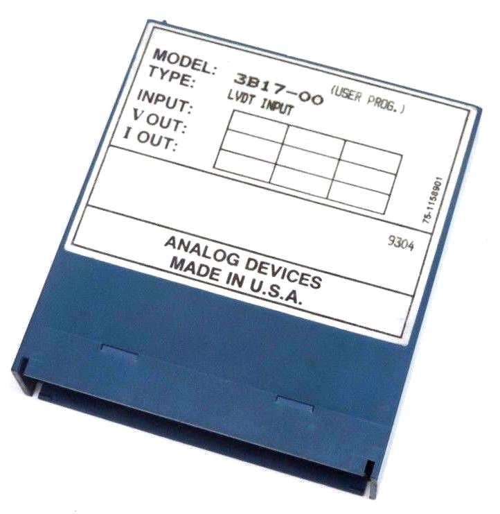 Used ANALOG DEVICES 3B17-00 INPUT MODULE LVDT 3B1700