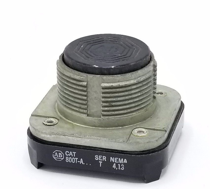 Used ALLEN BRADLEY 800T-A PUSH BUTTON SER. T BLACK