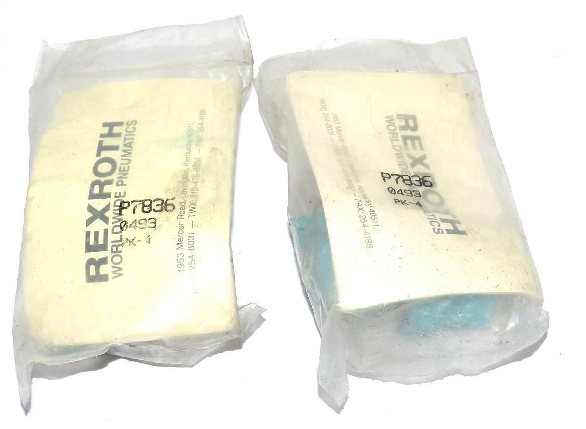 Used LOT OF 3 NEW REXROTH P7836 BRACKETS 0493, PK-4