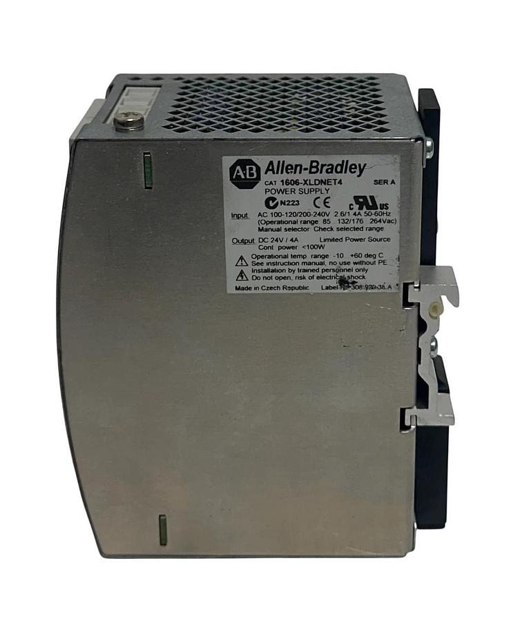 Used ALLEN BRADLEY 1606-XLDNET4 /A POWER SUPPLY 1606-XL 100-120/200-240V INPUT USNP
