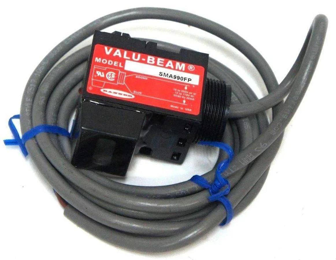 NEW BANNER ENGINEERING SMA990FP VALUE BEAM SENSOR 10-250VAC, 12-115VDC 50/60 HZ