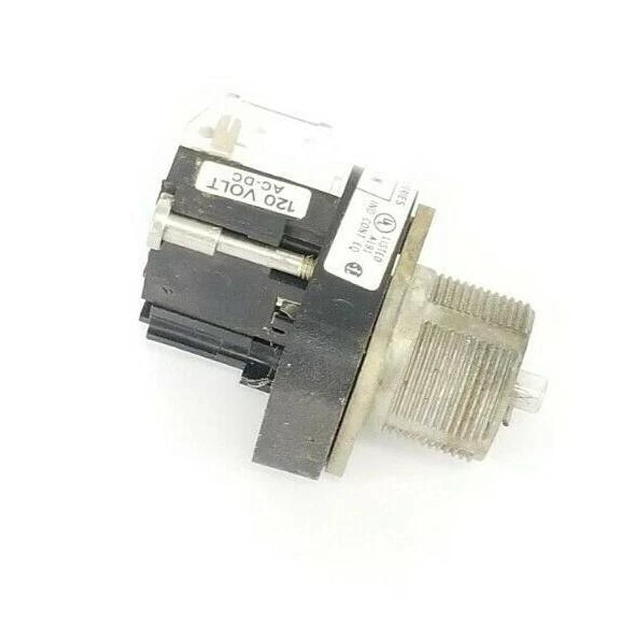 Used ALLEN BRADLEY 800T-Q10 SER. N PILOT LIGHT 120V (DAMAGED)