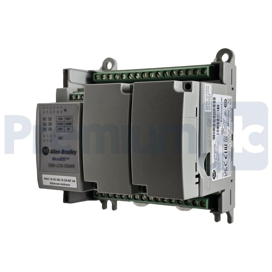 Allen-Bradley 2080-LC20-20QWB /C Micro820 Controller ENet/IP F/W: 12.011 NSNP