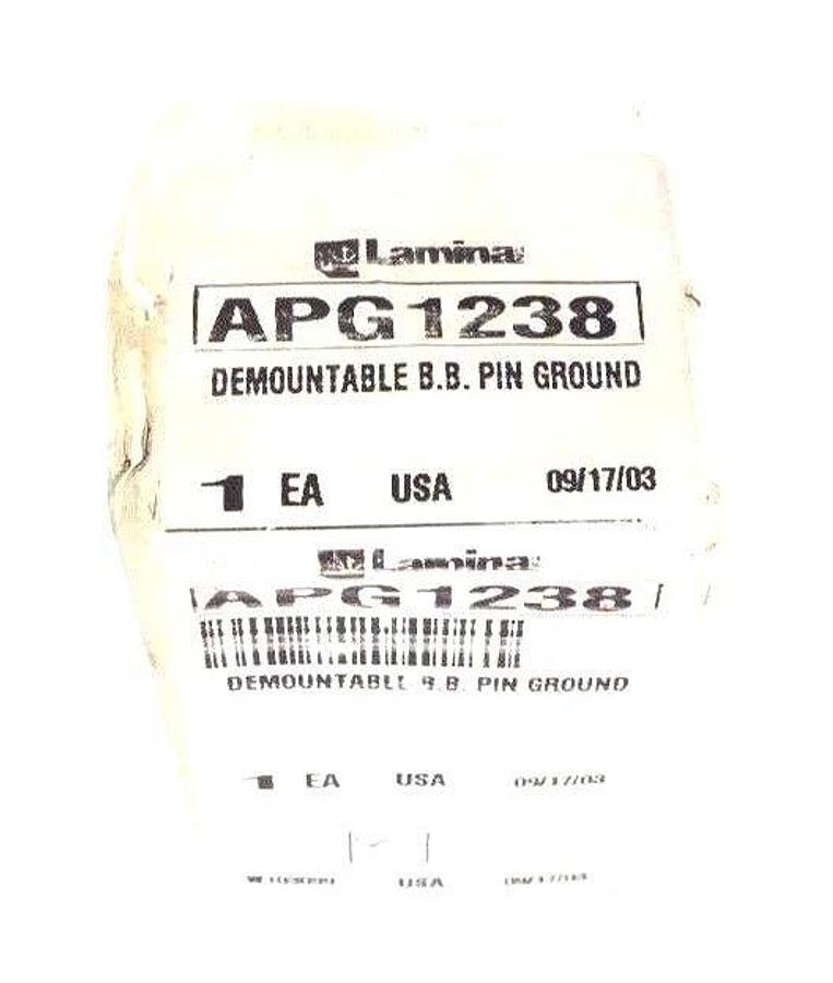 NEW LAMINA APG1238 PIN GROUND WITH BEARINGS