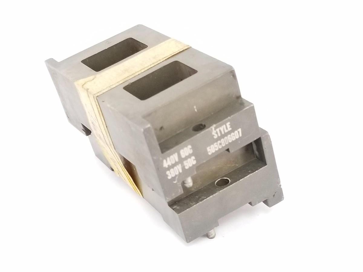 Used LOT OF 2 CUTLER HAMMER 505C806G07 COILS 440V 60CY, 380V 50C
