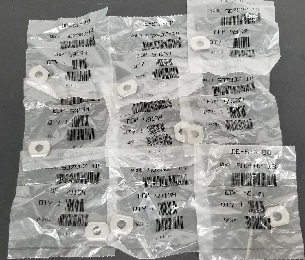 Used LOT OF 9 NEW DE-STA-CO 507907-IB EDP 59134 WASHERS 5/16 SS