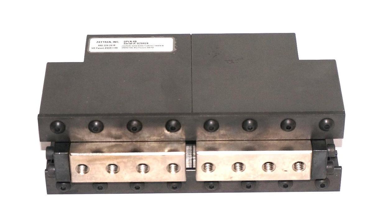 Used NEW ZAYTRAN INC. GPLN-40 GRIPPER GPLN40