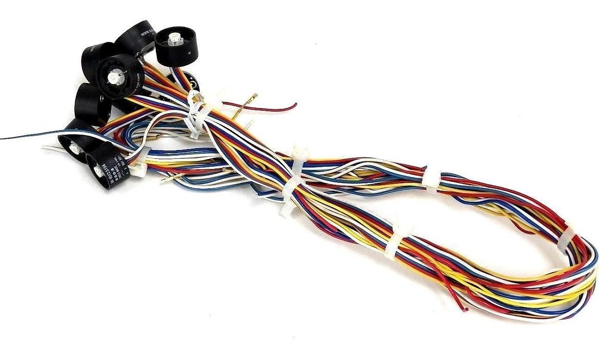 Used LOT OF 10 EAO 84-8512.5154 PUSHBUTTON SWITCH OPERATORS, LED, 5VDC, 8485125154