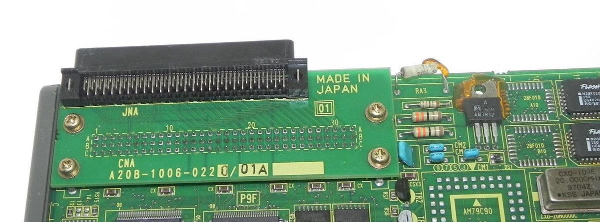 Used FANUC A20B-8001-0121/04B PC BOARD PROCESSOR W/ A16B-1212-0871/17C BOARD