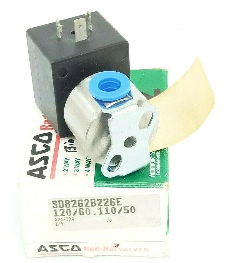 NIB ASCO SD8262B226E SOLENOID VALVE PIPE: 1/4'' WATTS: 16.7