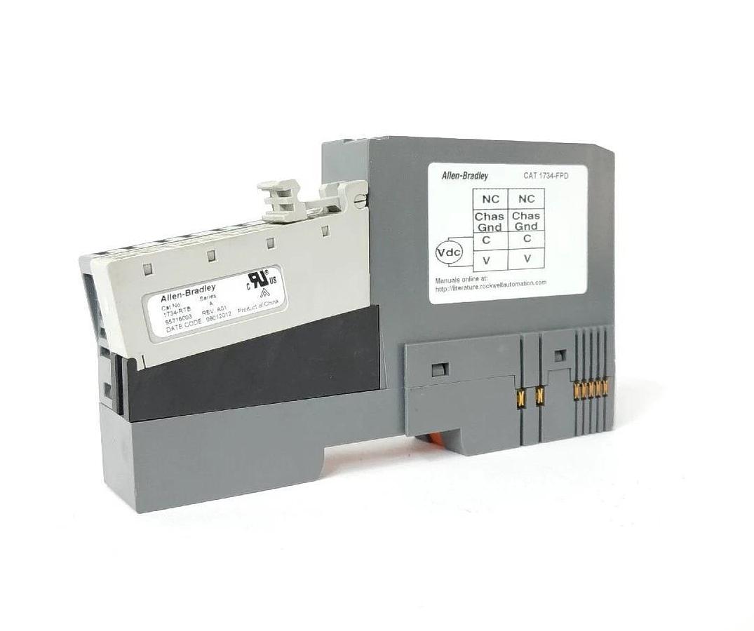 Used ALLEN BRADLEY 1734-FPD SER. B FIELD POWER DISTRIBUTOR MODULE