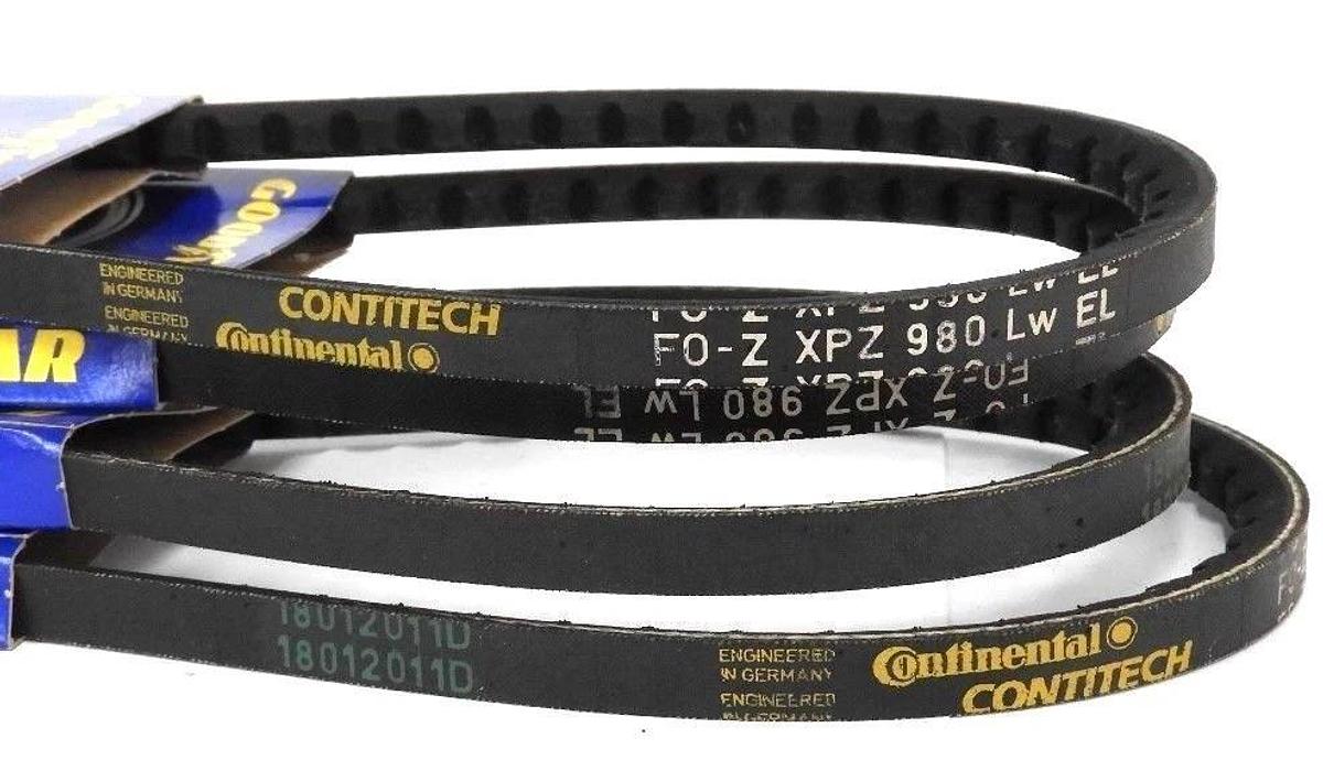 Used LOT OF 4 NEW CONTINENTAL CONTITCH GOODYEAR 18012011D V-BELTS
