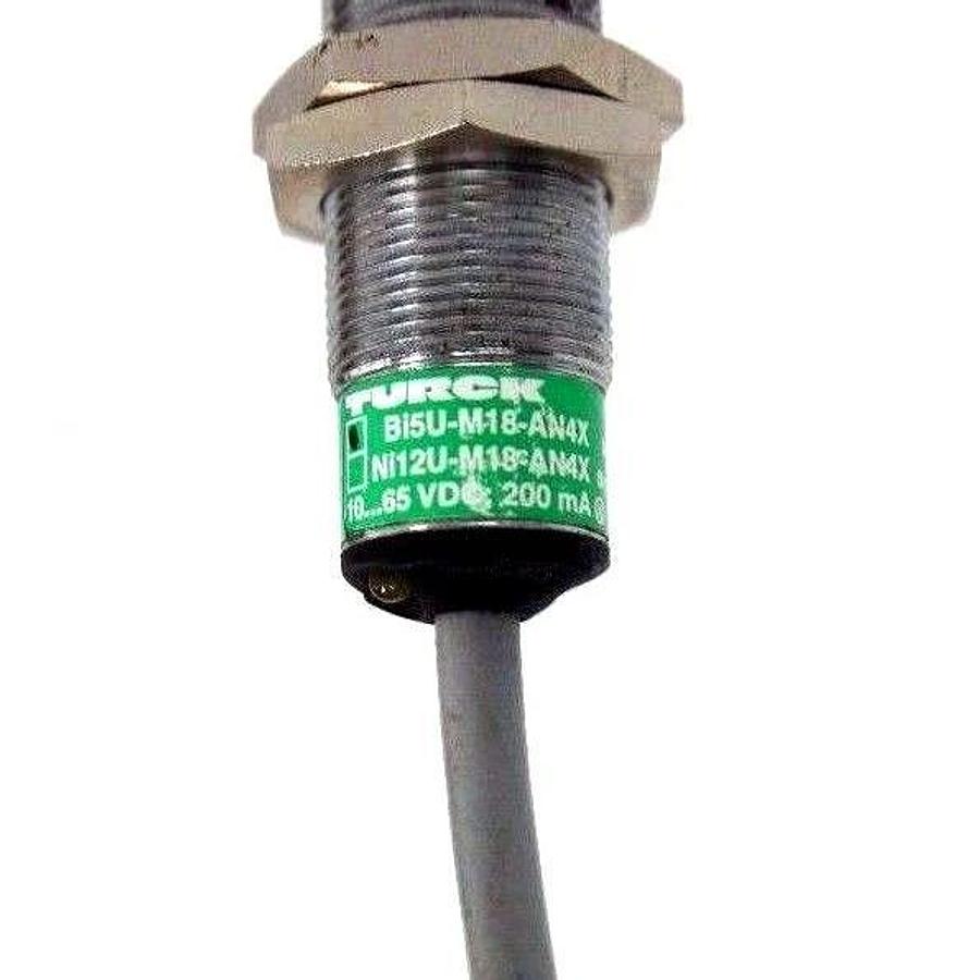 Used TURCK BI5U-M18-AN4X PROXIMITY SWITCH INDUCTIVE NI12U-M18-AN4X 10..65VDC 200MA