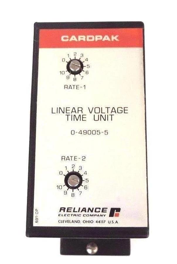 NIB RELIANCE ELECTRIC 0-49005-5 CARDPAK LINEAR VOLTAGE UNIT 0490055