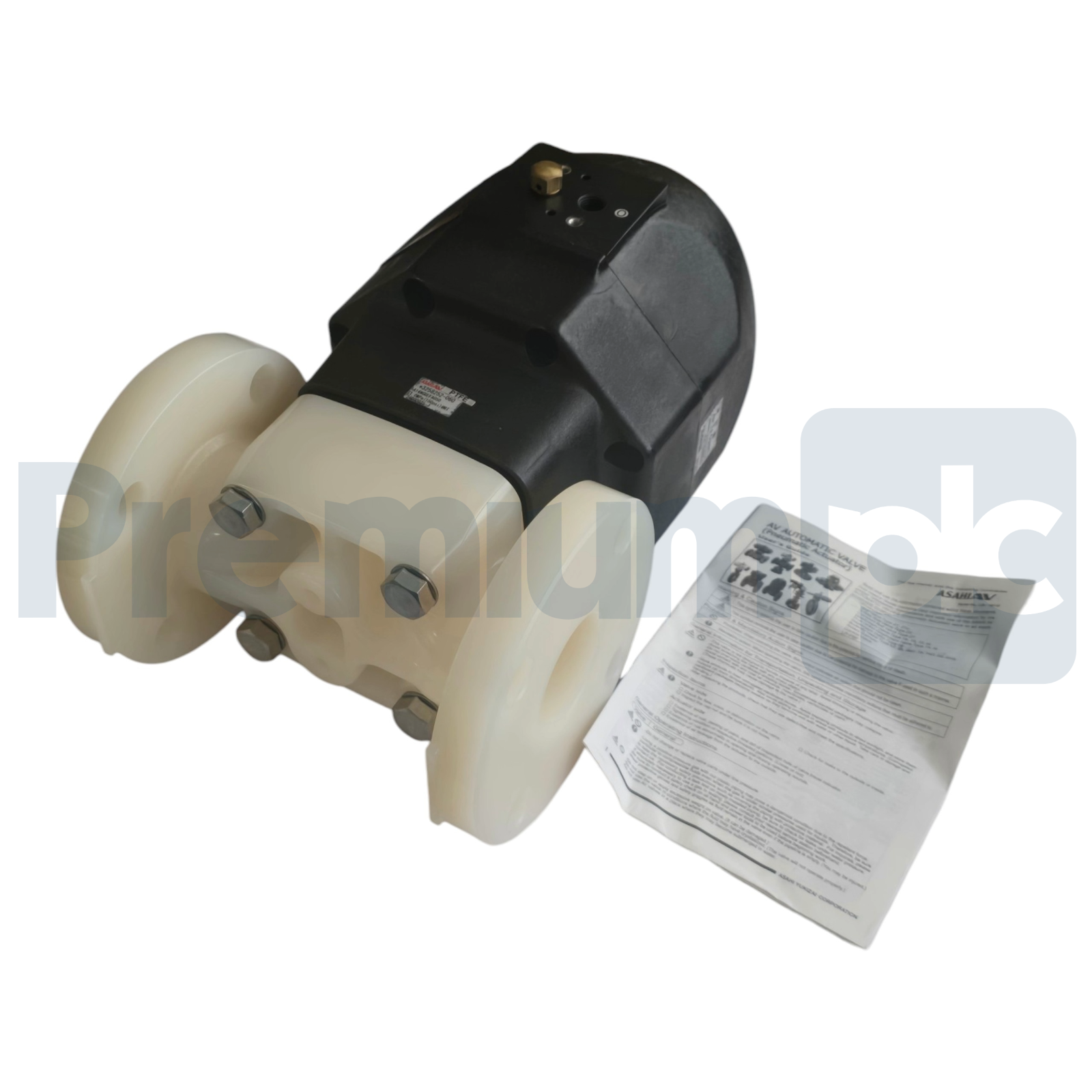 Used Asahi AV Type 14 Pneumatic Actuated Diaphragm Valve PTFE  2" A14NGUEFA050 NSMP