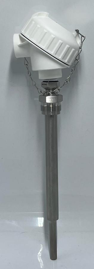 Used Anderson SA510621390000 Sanitary RTD Temp. Sensor 100 Ohm 9.13" Projectile Well