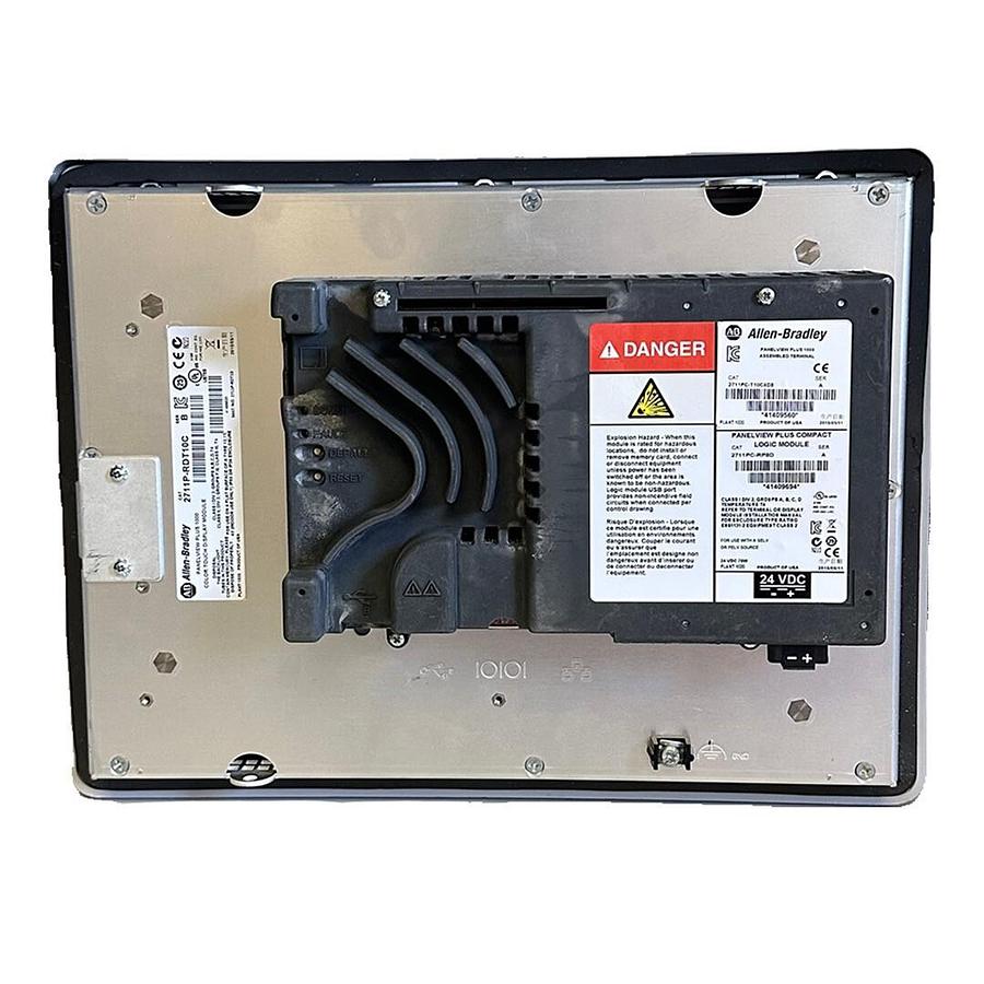 Used ALLEN BRADLEY 2711PC-T10C4D8 /A PanelView Plus 1000 TOUCH ENet 2711P-RDT10C