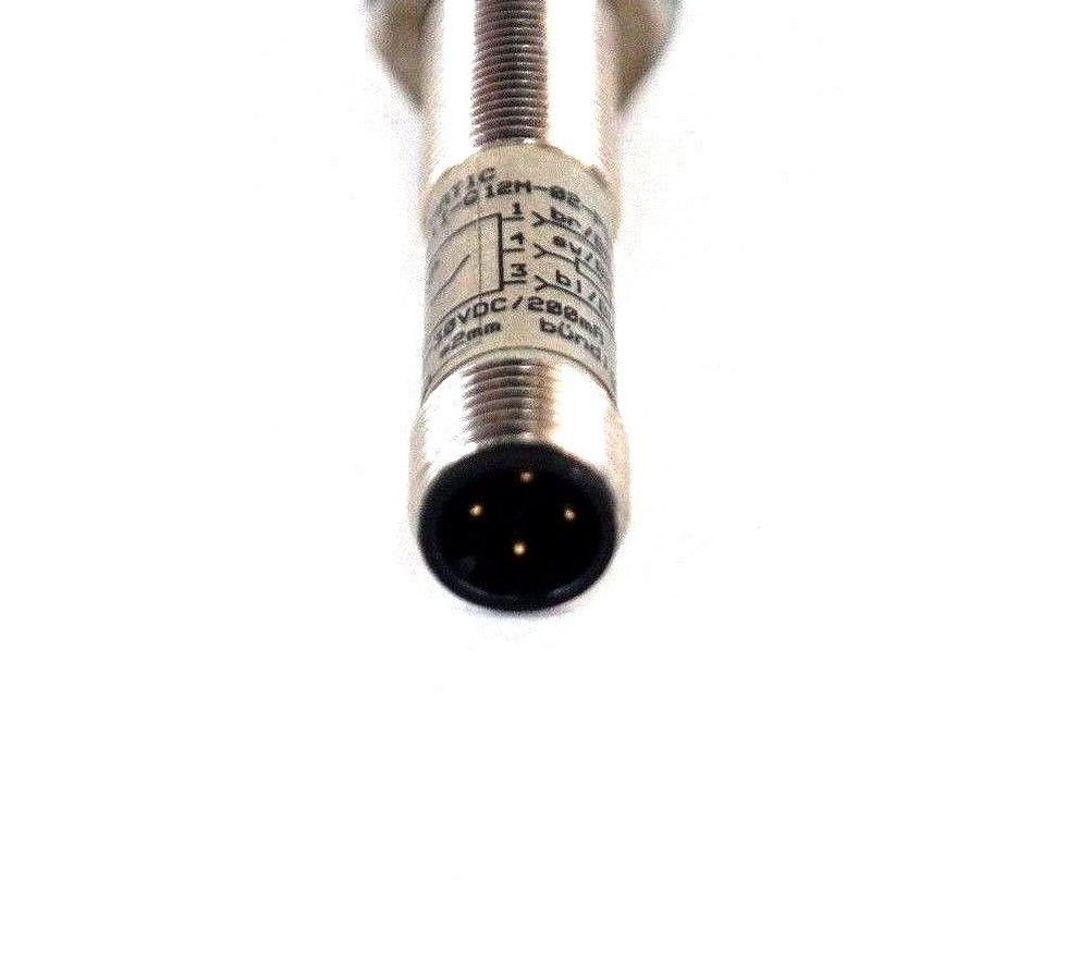 Used NEW ICOMATIC I-G12M-02-PSKL-S2-70MM PROXIMITY SWITCH, 4-PIN, IG12M02PSKLS2 70MM