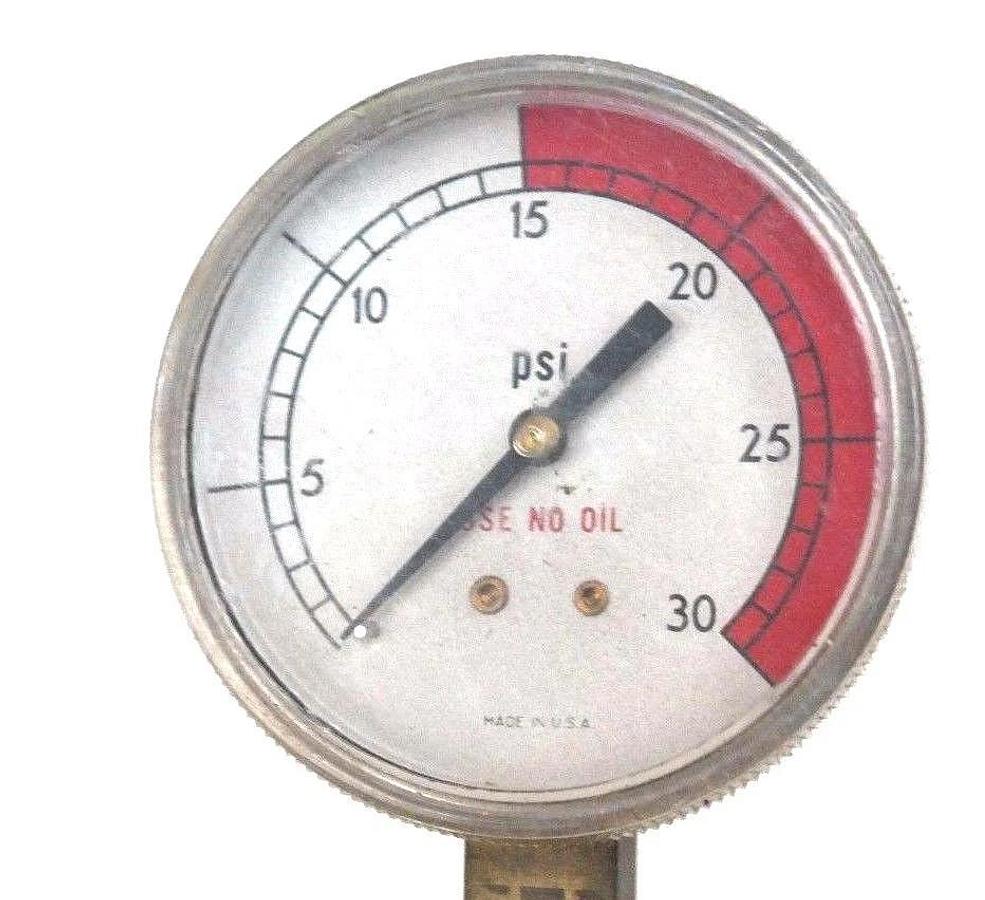 Used VICTOR EQUIPMENT S510A COMPRESSED GAS REGULATOR 304161, 350PSI W/ GAUGE