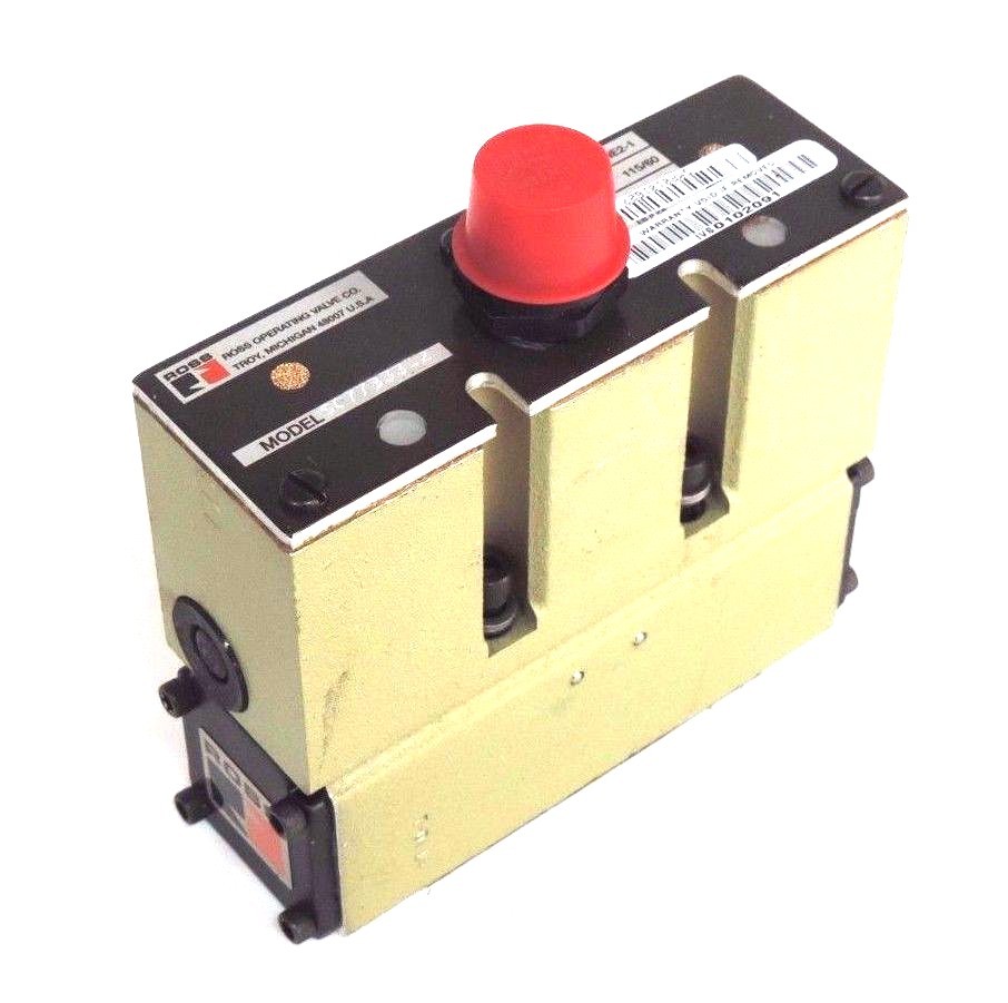Used ROSS 8077B3342 PNEUMATIC PILOT VALVE 115V, 60HZ, BAR 2-10, NE2-1