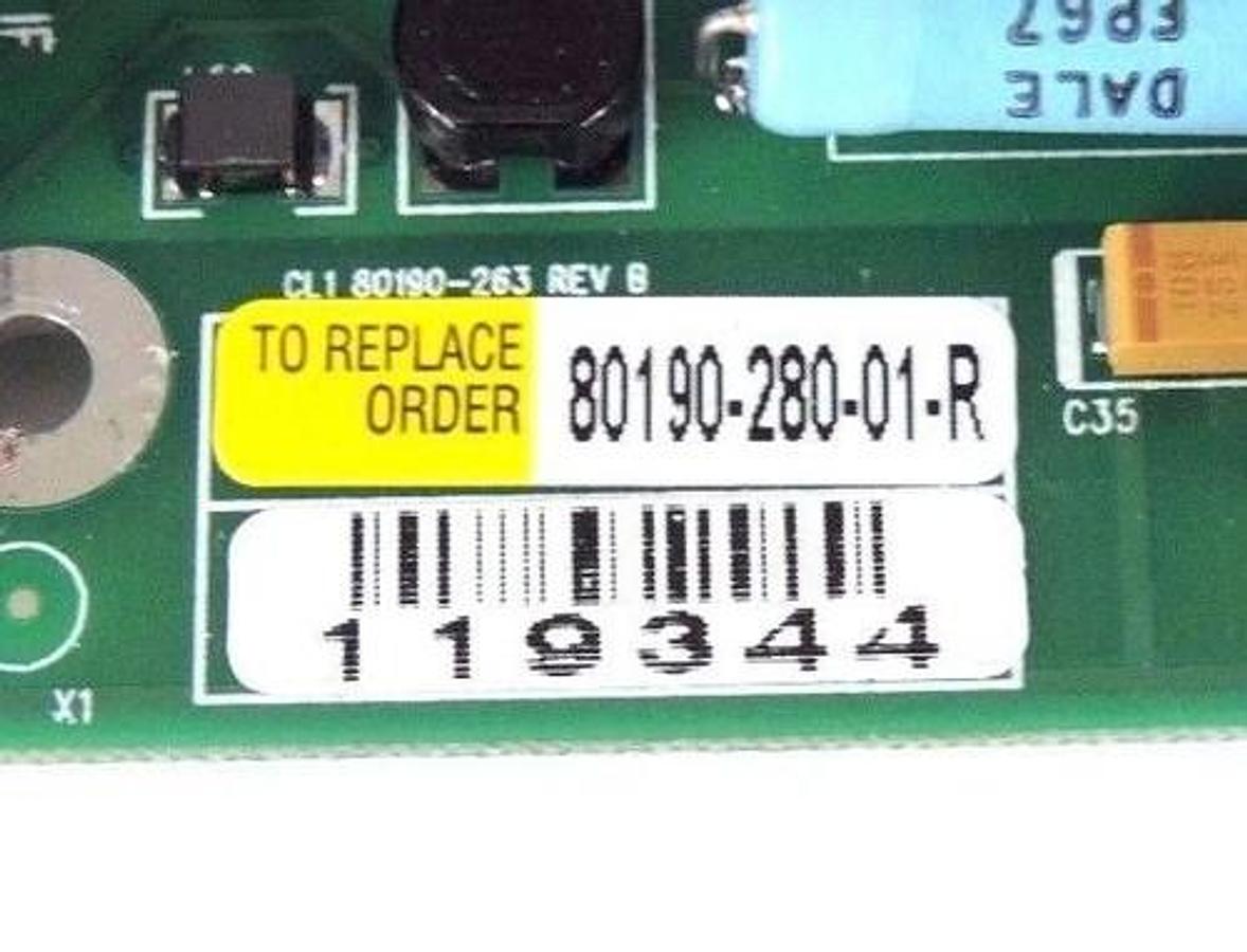 Used ALLEN BRADLEY 80190-280-01-CR PC BOARD 80190-280-01-R REV 12