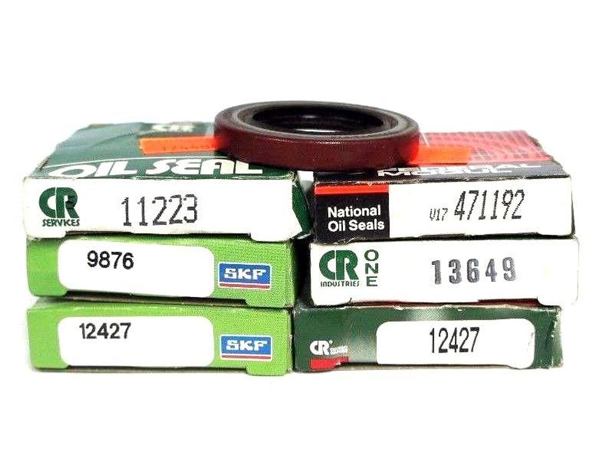 Used LOT OF 7 NEW CHICAGO RAWHIDE OIL SEALS 11223 12427 471192 13649 9876 471192