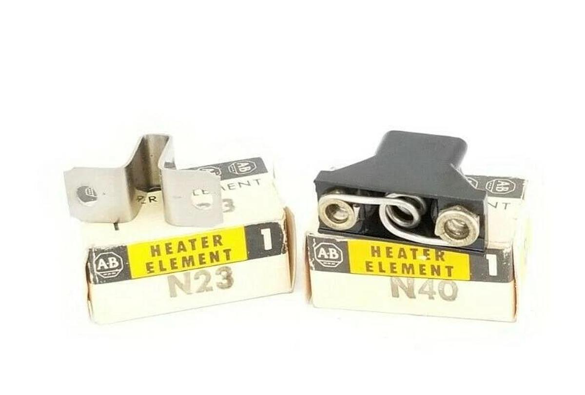 Used NIB ALLEN BRADLEY N23 & N40 HEATER ELEMENTS