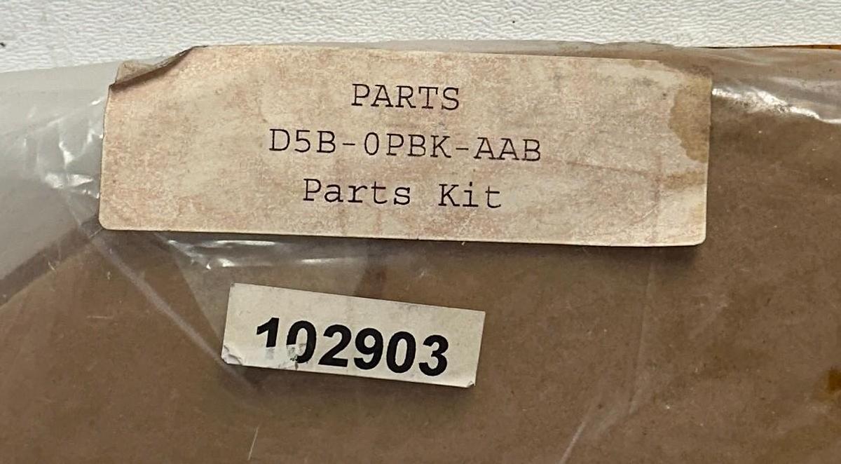 Used MULTIVAC D5B-0PBK-AAB / D5B0PBKAAB OEM 3'' BPR REPAIR KIT VLV-KAY PRESSURE NSNP