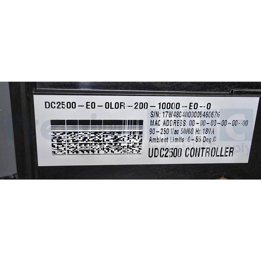 HONEYWELL UDC2500 TEMP. HI LIMIT CONTROLLER DC2500-E0-0L0R-200-10000-E0-0 NSMP