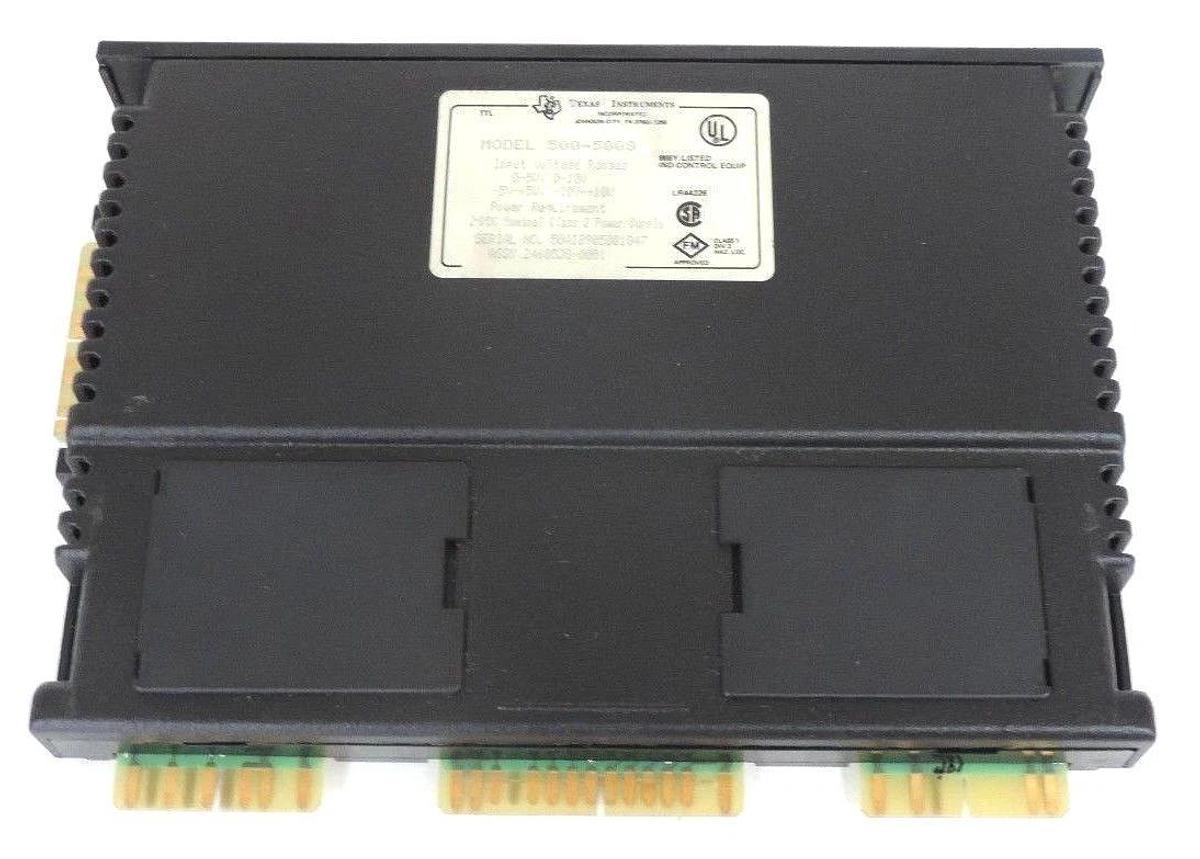 Used SIEMENS TEXAS INSTRUMENTS 500-5009 INPUT MODULE ANALOG ASSY 2460538-0001
