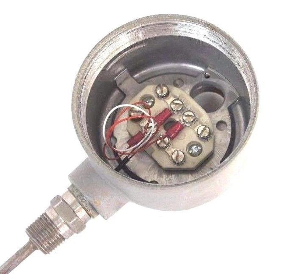 Used NUFLO 3920/3W/20/LN/RB/FX/CB TRANSMITTER TEMPERATURE THERMOCOUPLE 0-400F