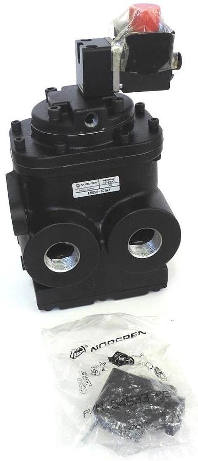 NEW NORGREN F1035H-CC1WA POPPET VALVE F1035HCC1WA, 150 PSIG