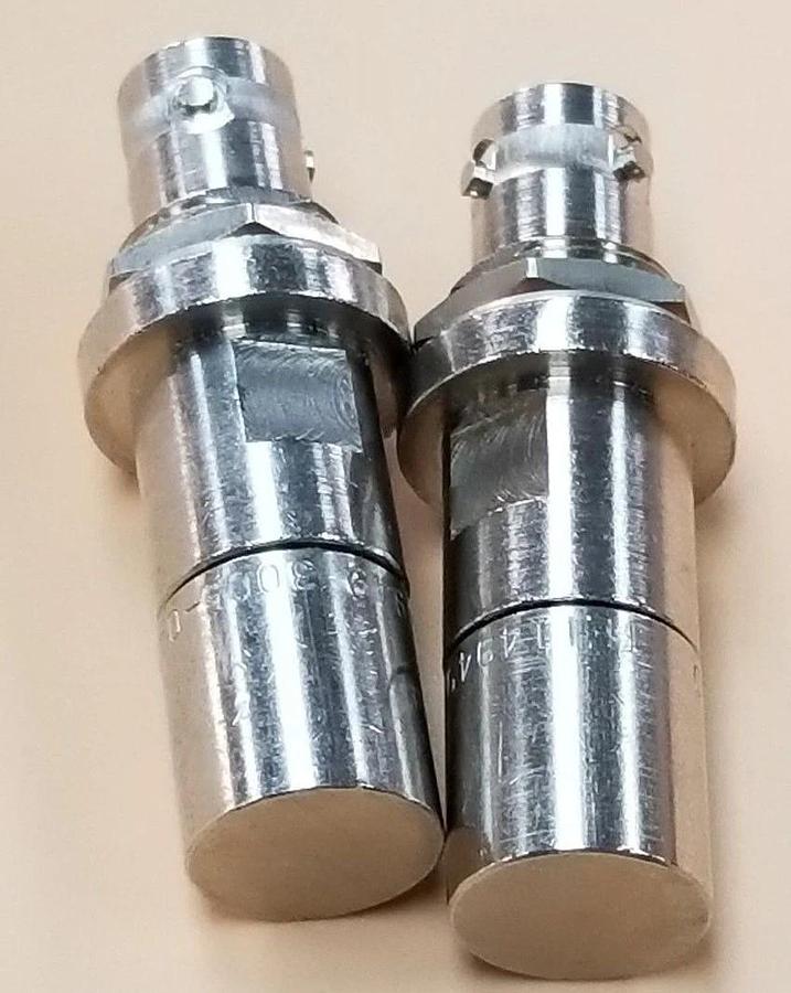 LOT OF 2 NEW TROMPETER TEI-14949-3005-0404-1-150 COAXIAL CONNECTORS