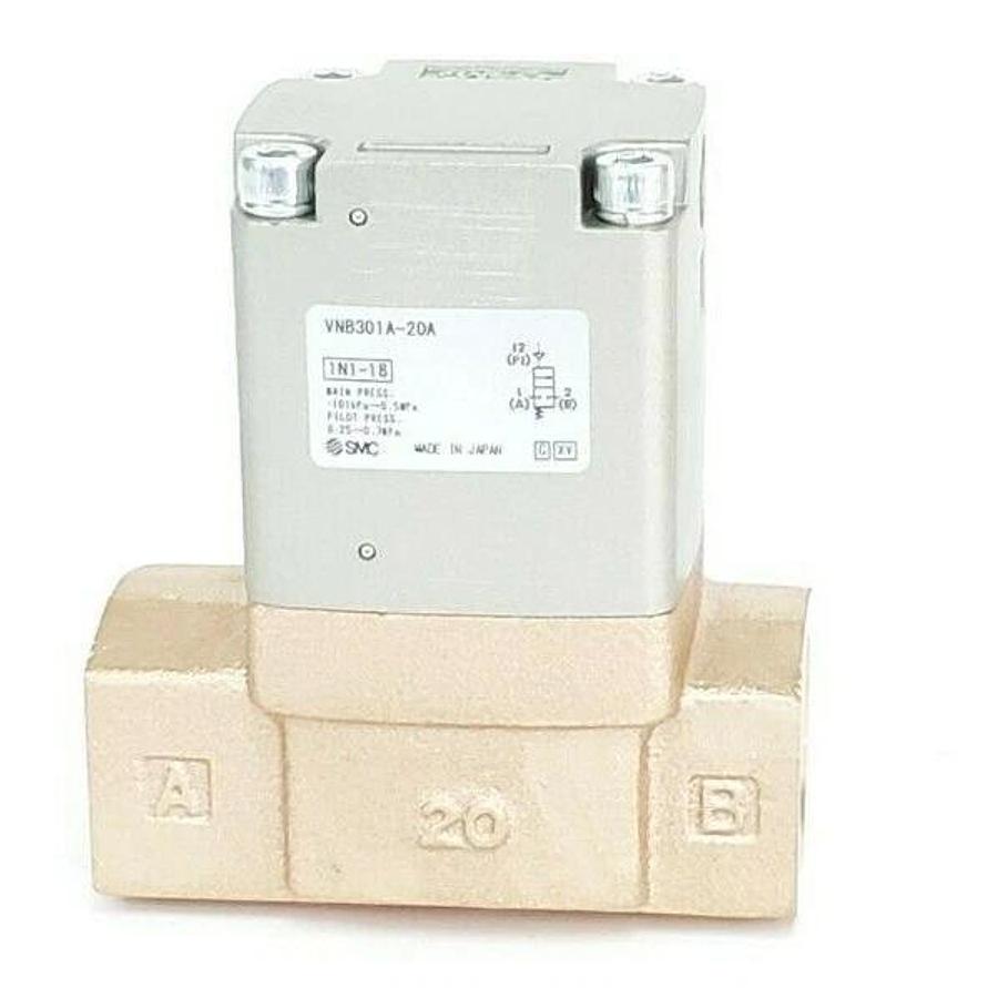 LOT OF 10 NIB SMC VNB301A-20A PNEUMATIC PROCESS VALVES 1N1-18 VNBD00 VNB301A20A