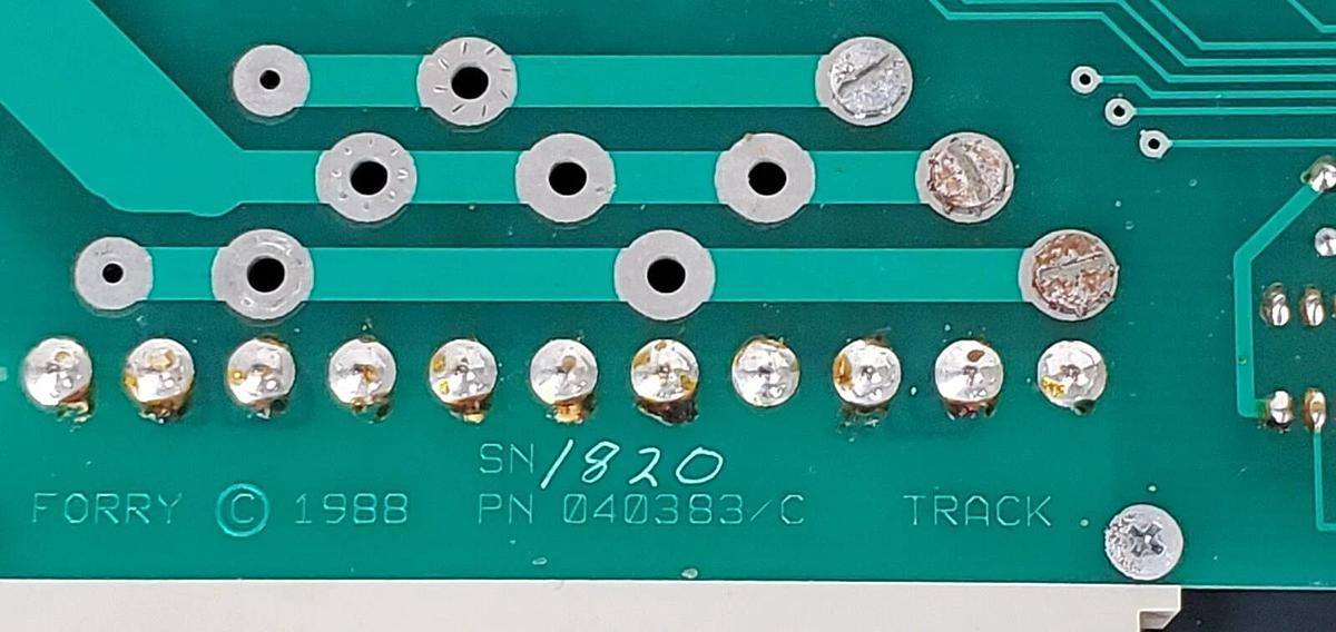 Used FORRY 040383 CIRCUIT BOARD PROCESSOR BOARD ASSEMBLY 040383/C