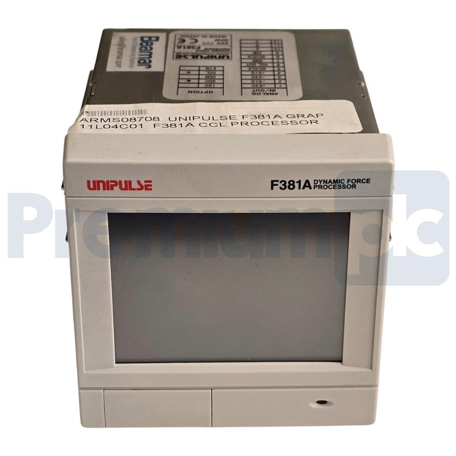 Used Unipulse F381A Dynamic Force Processor Digital Indicator/Display TFT 24VDC NSNP