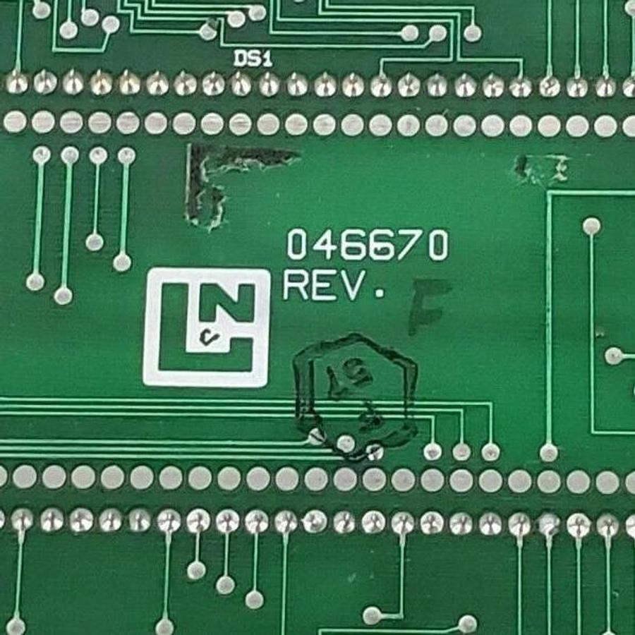 Used HONEYWELL LEEDS & NORTHRUP 046670 DISPLAY BOARD REV. F