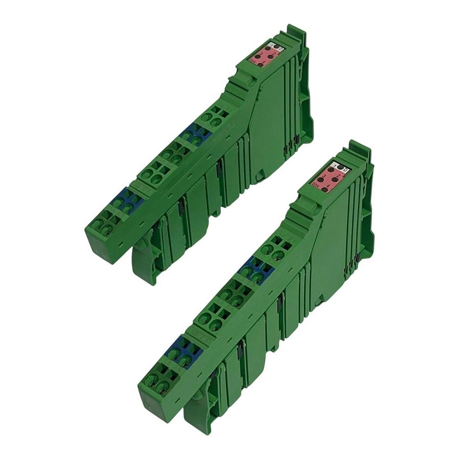 Used Lot of 2 Phoenix Contact 2862042 IB IL 24 DO 4-2MBD Digital Output Modules