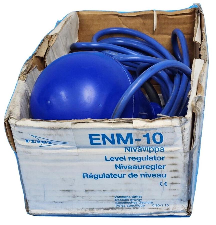 Used XYLEM FLYGT ENM-10 / ENM10 LEVEL REGULATOR 0.95-1.10 DENSITY BULB TYPE