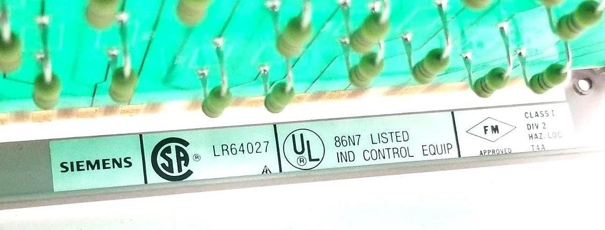 Used SIEMENS 505-4332 INPUT MODULE PWB2586387-0001 C ASM2586391-0001 D MD24A31092